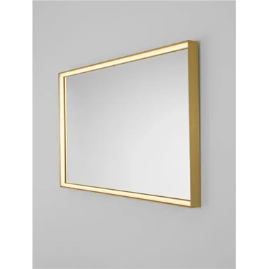 Zidno LED ogledalo Ambor, 49 W, 2556 lm, 4000 K, IP44, zlatna