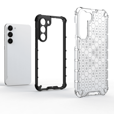 HONEYCOMB Maska, Samsung Galaxy S23+, oklopna, hibridna, prozirna