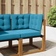 Jastuk za vanjsku sofu, 3 kom, 60 x 60 cm, 1 x sjedalo + 1 x naslon + 1 x bočna strana, 2D, poliester, kraljevski plavi