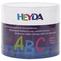 HEYDA Set žigova ABC s jastučićem 30 kom 20-48884 79