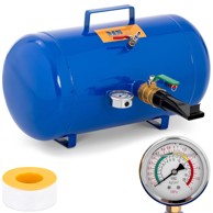 MSW Spremnik za napuhavanje guma, s manometrom, 38.5 L, 6-8 bar