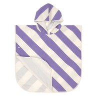 LÄSSIG Dječji pončo Beach Stripes, ljubičasti