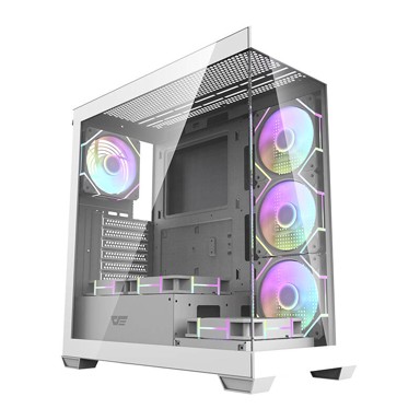 DARKFLASH Kućište DS900, bijelo, s 7 ARGB ventilatora