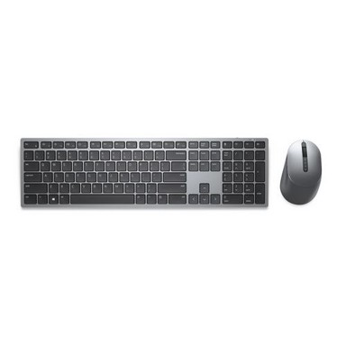DELL Tipkovnica i miš KM7321W, RF bežični, bluetooth, QWERTY, siva