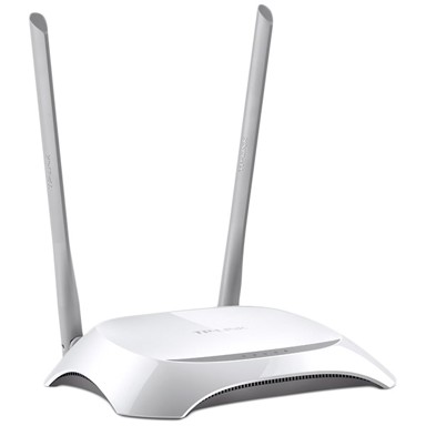 TP-LINK Router TL-WR840N, 2.4 GHz, N300, 4× LAN 10/100, 1× WAN 10/100, 2× 5 dBi