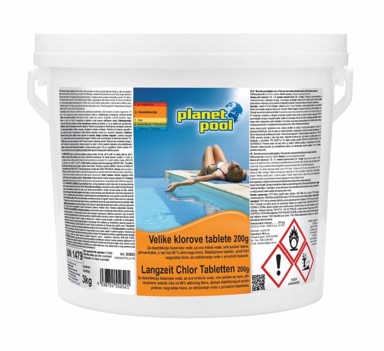 PLANET POOL Velike klor tablete, 3 kg