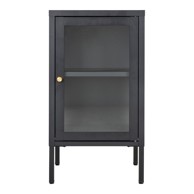 HOUSE NORDIC Crna metalna vitrina 38x70 cm Dalby