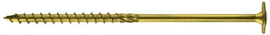 Vijak za drvo s ovratnikom Torx T30 6x50 mm, žuto pocinčani