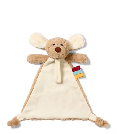 BABYONO Tješilica, pas Willy s držačem za dudu