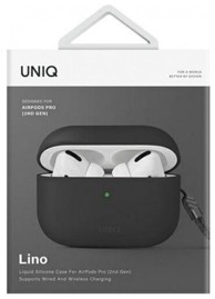UNIQ Silikonska futrola Lino za Apple AirPods Pro 2, siva