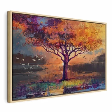 Slika Autumn Sketches, jednodijelna, široka, 90x60 cm