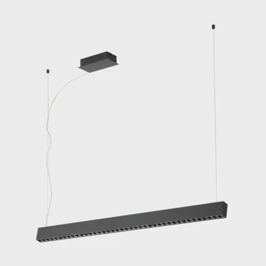EGLO Visilica Termini D-1065, LED, 15,5–30,5W, 1700–4200 lm, 3000 K, dimabilna, crna
