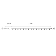 Božićne lampice, 500 LED dioda