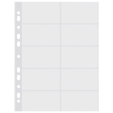 DONAU Uložni fascikl za vizitke A4 pk10 1716001PL-00