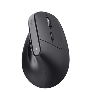 TRUST Miš Bayo+ Ergonomic Wireless, optički, bežični, BT, 2400dpi, crni