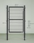 SONGMICS Vrtna vrata, 106 x 150 cm, siva