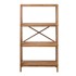 UNIQUE FURNITURE Regal od punog hrasta u prirodnoj boji 70x124 cm X-Shelf