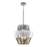 Visilica Donna, 9xE14, krom