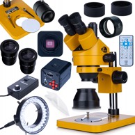 ROSFIX Trinokularni mikroskop Mercury MSMS-T-PS1-o Simul-Focal, bijela