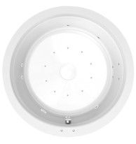 POLYSAN Hidromasažna kada, Oblo, 165 cm, kružna, Active Hydro-Air, kromirana