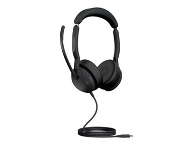 JABRA Slušalice Evolve2 50 UC, crne, on-ear, Stereo, USB-C