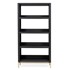 WOODMAN Crna polica za knjige Pimlico, 90 x 173 cm