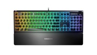 STEELSERIES Tipkovnica Apex 3, crna, RGB, US layout, USB