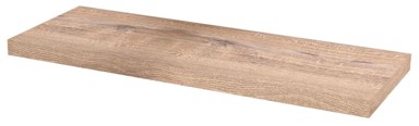 SAPHO Polica za umivaonik Avice, 110×39 cm, dub Rover, laminat, smeđa