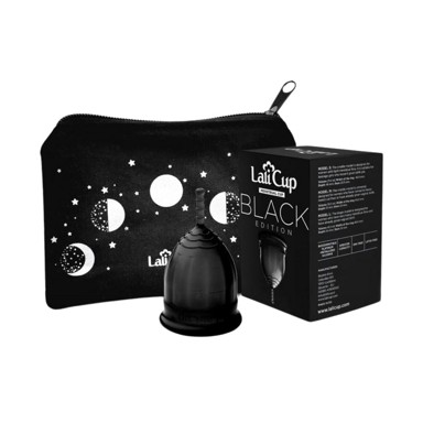 LALICUP Menstrualna čašica crna, veličina XL
