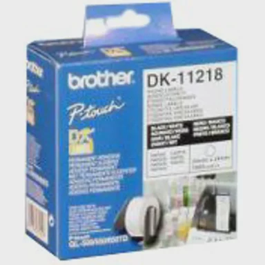 BROTHER Naljepnice DK-11218, okrugle, bijele