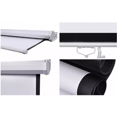 Platno za projekciju, 213 x 213 cm, zidno/stropno, roll, bijelo