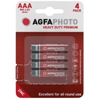 AGFA Zinc baterije AAA B4, 1.5 V, 4 komada