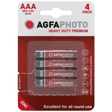 AGFA Zinc baterije AAA B4, 1.5 V, 4 komada