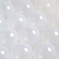 PLUSH NEST Loptice za bazen 6 cm 200 kom, prozirne