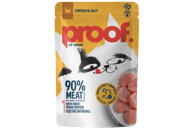PROOF Hrana za odrasle mačke Cat Adult s piletinom u želeu, 85 g