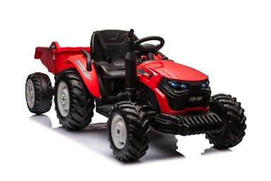 Traktor na akumulator s prikolicom HC-306 24V - crveni
