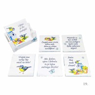 Personalizirani podmetač za čaše za rođendan, model 19