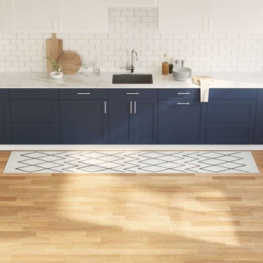 Kuhinjska prostirka, geometrijski uzorak, 60 × 300 cm, baršunasta