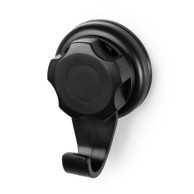 COMPACTOR Set s 2 crne samoljepljive kukice Bestlock Black Small Hooks