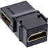 INLINE HDMI adapter ženski na HDMI A, crni