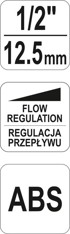 YATO Podesivi raspršivač ravnog mlaza YT-99830