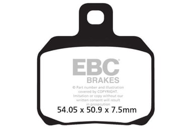 EBC Ojačane kočione pločice FA266HH, set za 1 disk