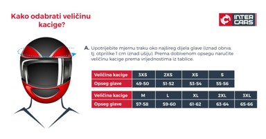 SMK Moto kaciga TWISTER, S