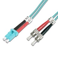 DIGITUS Patch kabel LWL Multimode OM3, LC/ST konektori