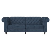 STØRAA Tamno plava baršunasti sklopiva sofa 236 cm Felix 