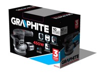 GRAPHITE Ekscentrična brusilica 450W Disk 125/150 mm s kutijom