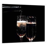 TMK Staklena zaštita za štednjak ili ploču za kuhanje 65x60, vino