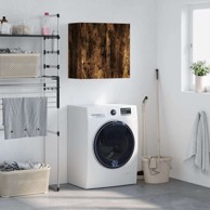 Zidni ormarić, 60 x 31 x 60 cm, od konstruiranog drva, dimljeni hrast