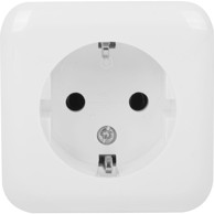 LUX TOOLS Utičnica nadžbukna bijela