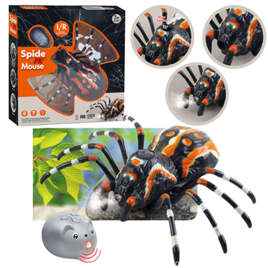 Pauk na daljinsko upravljanje TARANTULA, crno-narančasta